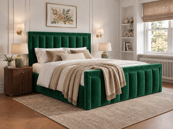 The Harrington Bed – Plush Green
