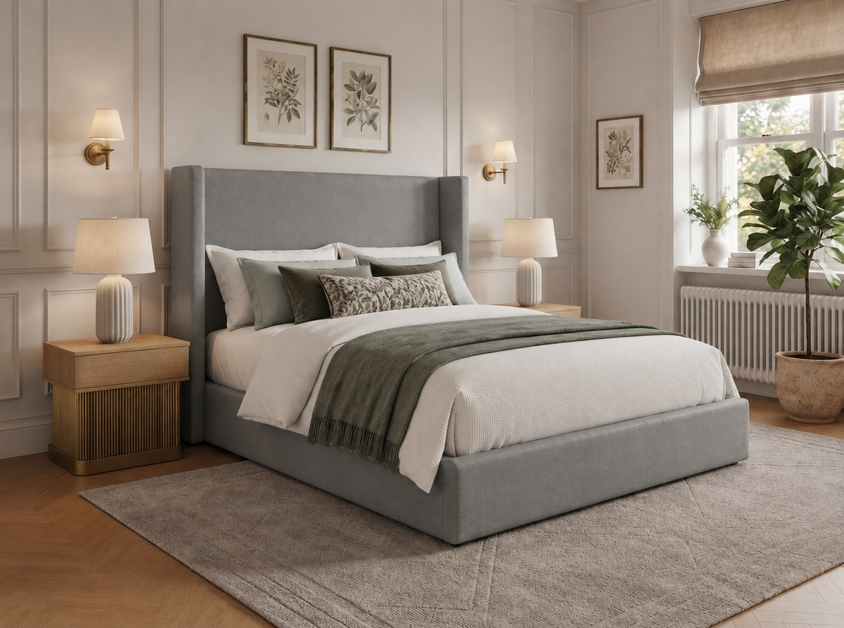 The Imperial Bed – Naples Silver