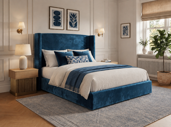 The Imperial Bed – Plush Blue