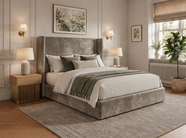 The Imperial Bed – Plush Pebble