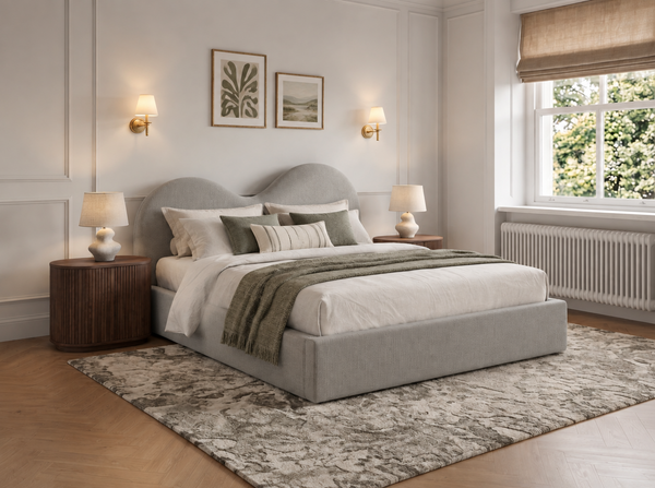 The Luna Bed – Naples Seal Grey
