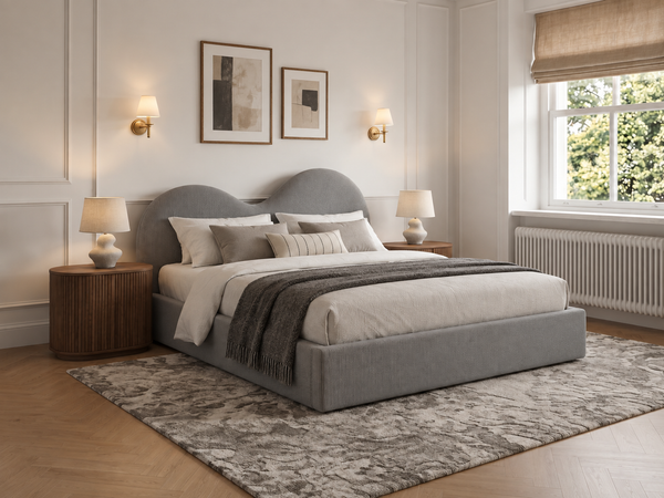 The Luna Bed – Naples Silver