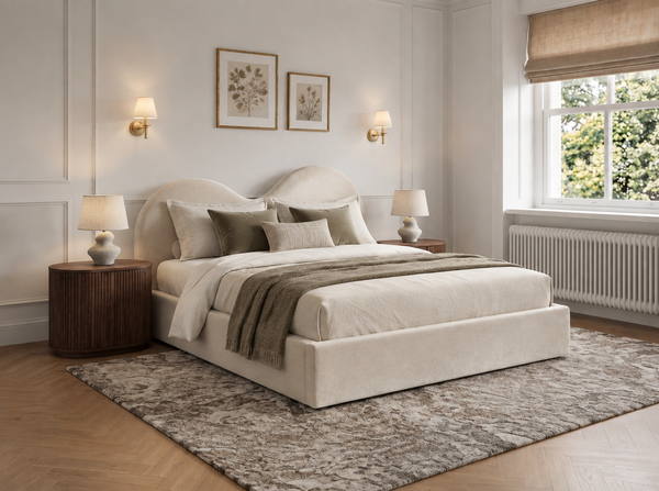 The Luna Bed – Plush Cream