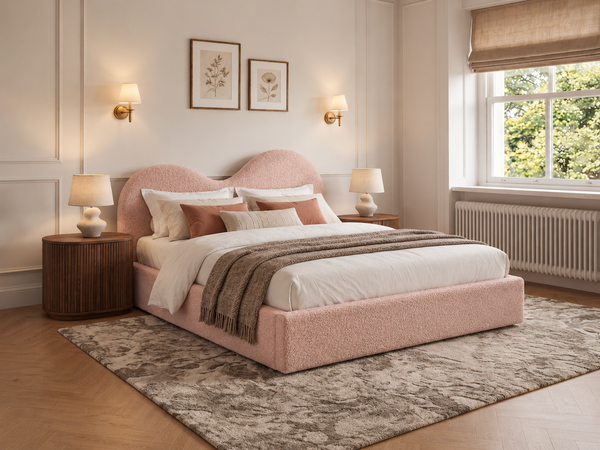 The Luna Bed – Teddy Pink