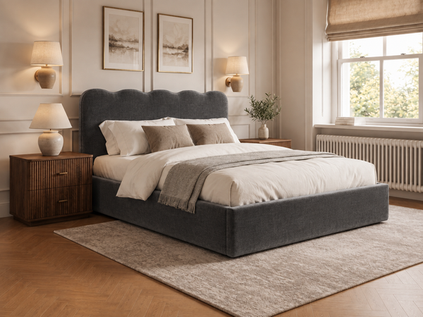 The Seraphine Bed – Coniston Charcoal