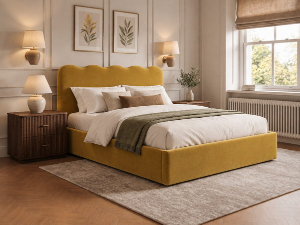 The Seraphine Bed – Coniston Mustard