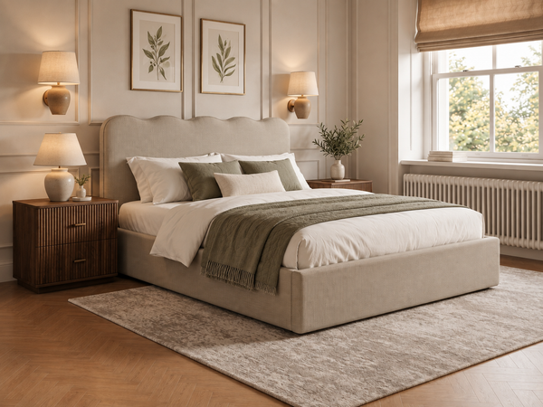 The Seraphine Bed – Naples Sand