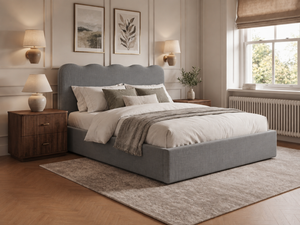The Seraphine Bed – Naples Silver
