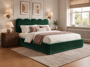 The Seraphine Bed – Plush Green