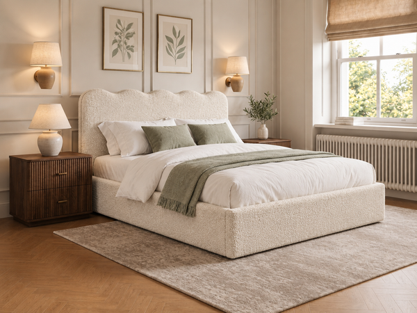 The Seraphine Bed – Teddy Ivory