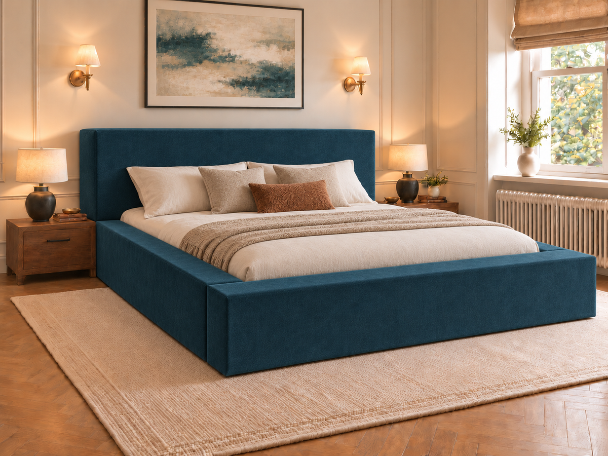 The Weston Bed – Coniston Blue