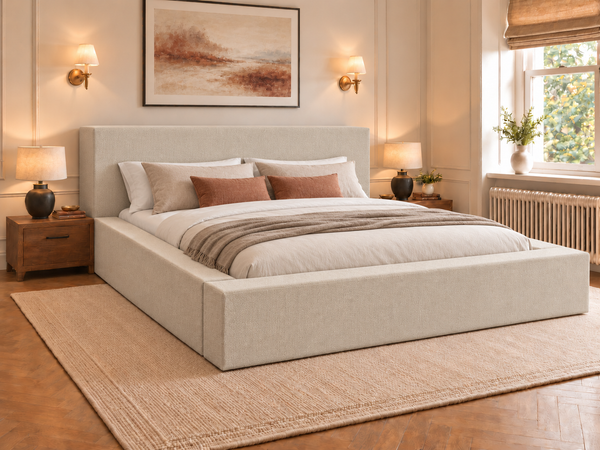 The Weston Bed – Naples Cream