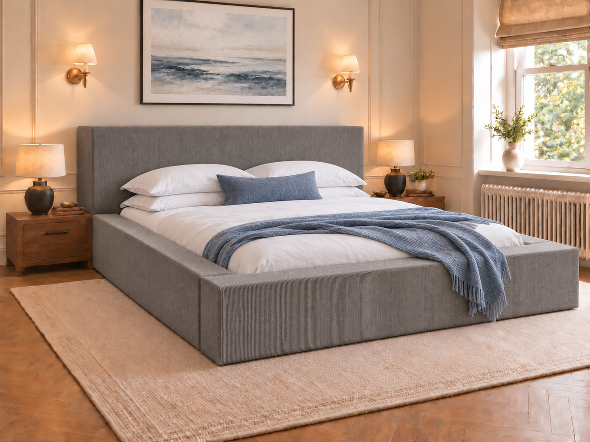 The Weston Bed – Naples Seal Grey