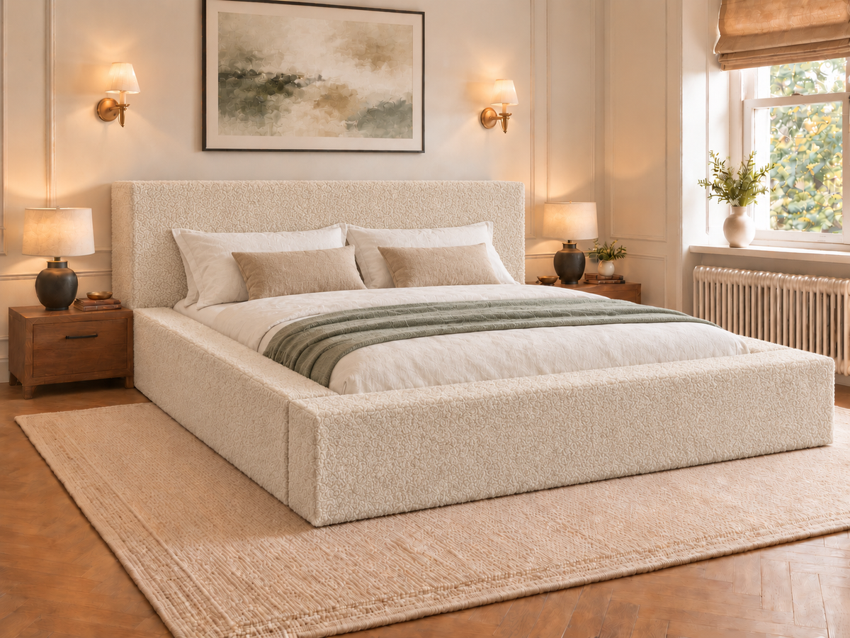 The Weston Bed – Teddy Ivory