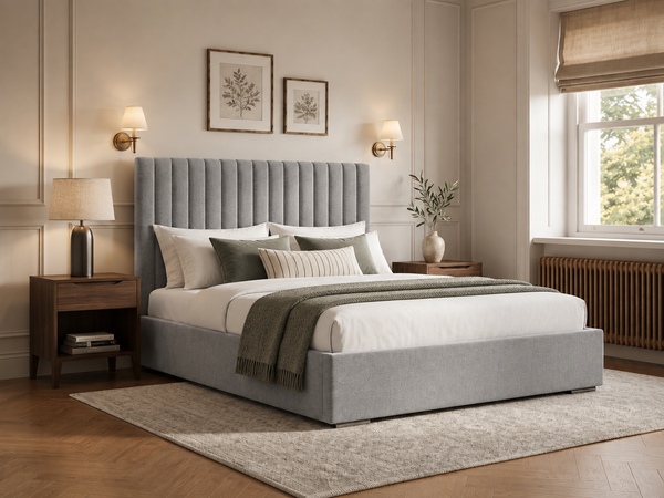 The Windsor Bed – Naples Seal Grey
