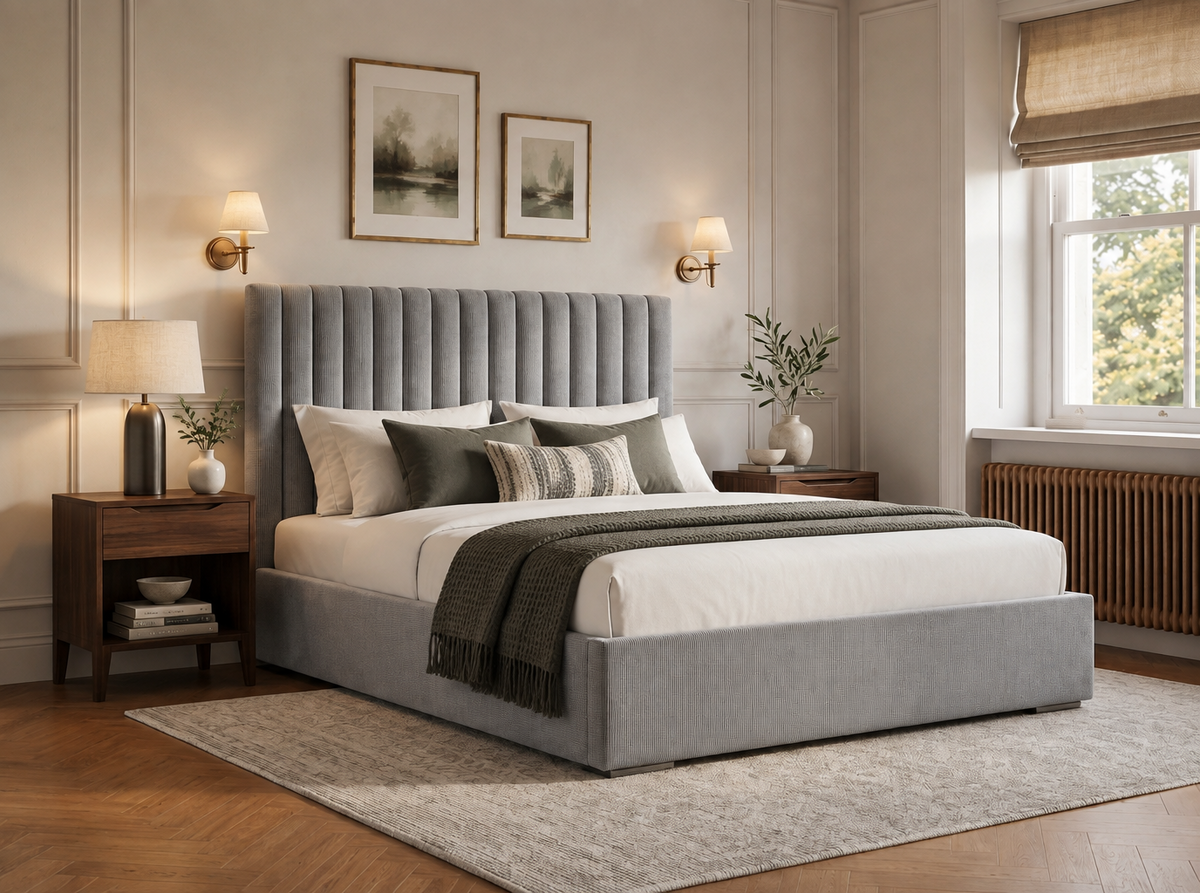 The Windsor Bed – Naples Silver