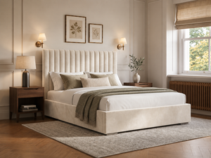 The Windsor Bed – Plush Cream