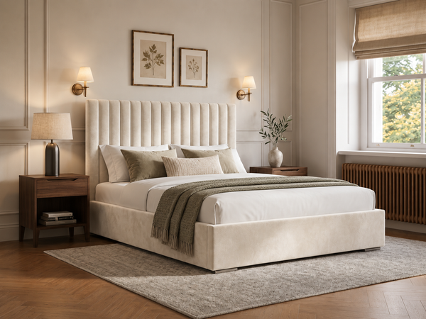 The Windsor Bed – Plush Cream