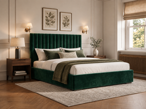 The Windsor Bed – Plush Green