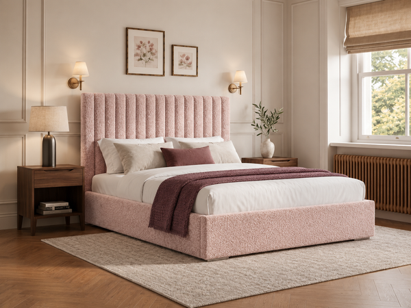The Windsor Bed – Teddy Pink