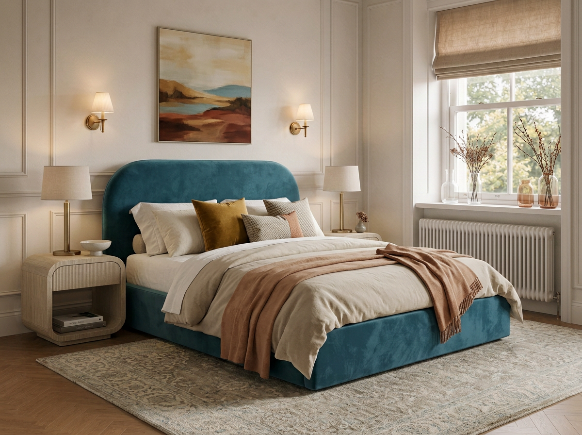 Test Product – Plush Blue - corner view