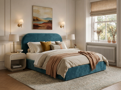 Test Product – Plush Blue - corner view
