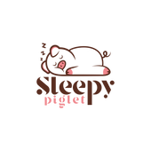 sleepy piglet