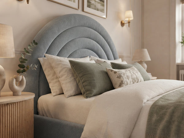 The Archmont Bed – Naples Silver