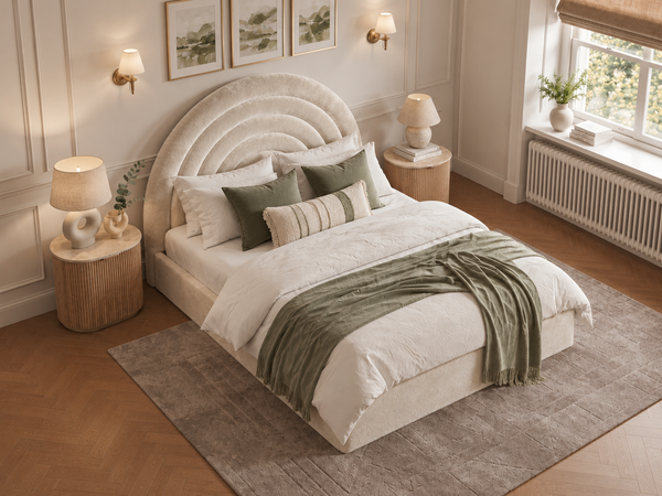 The Archmont Bed – Plush Cream