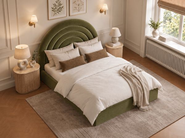The Archmont Bed – Plush Olive