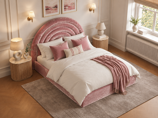 The Archmont Bed – Plush Pink