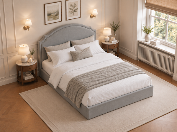 The Asteria Bed – Naples Seal Grey