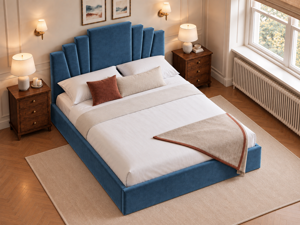 The Monroe Bed – Coniston Blue