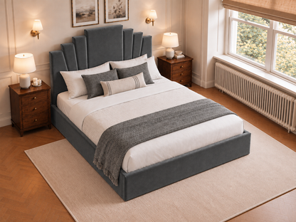 The Monroe Bed in Coniston Silver - room view