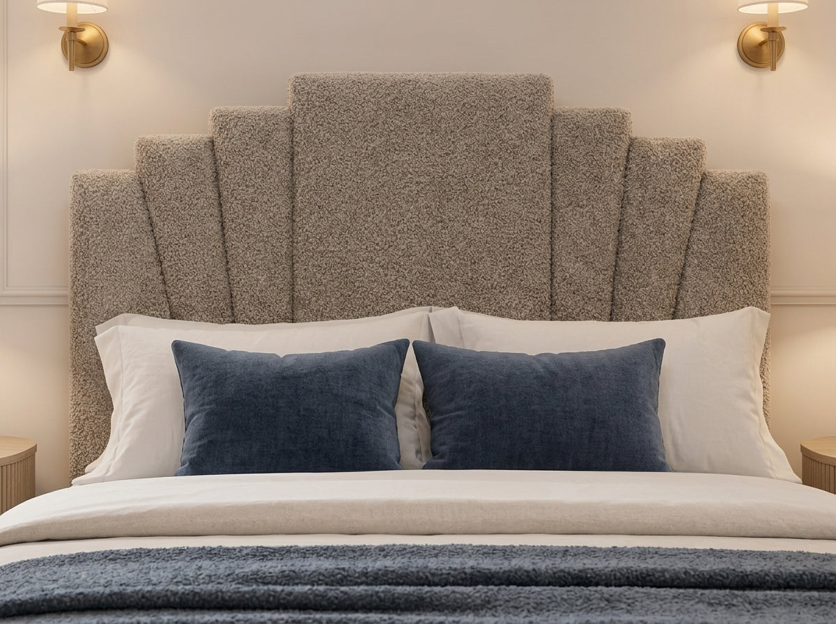 The Monroe Bed in Teddy Mink - room view