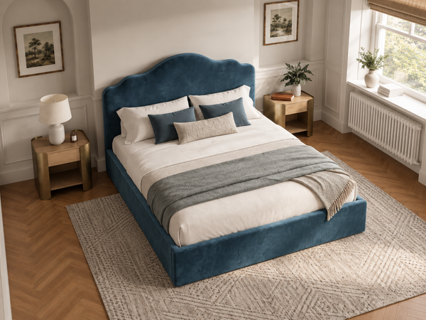 The Athena Bed – Coniston Blue