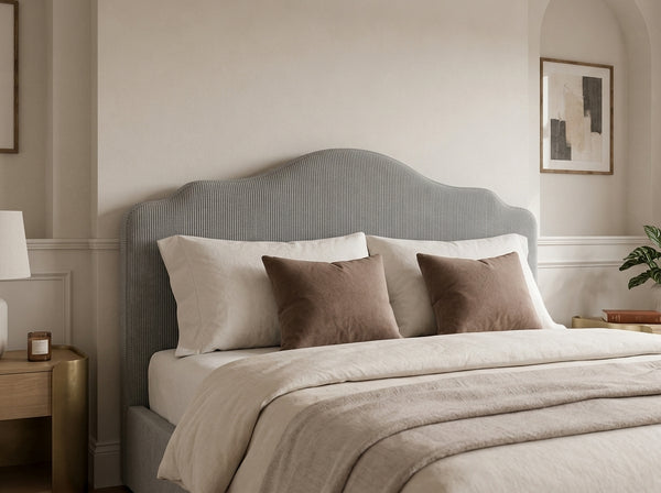 The Athena Bed – Naples Seal Grey