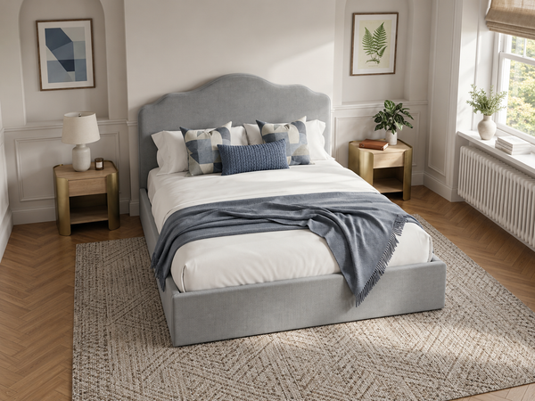 The Athena Bed – Naples Silver