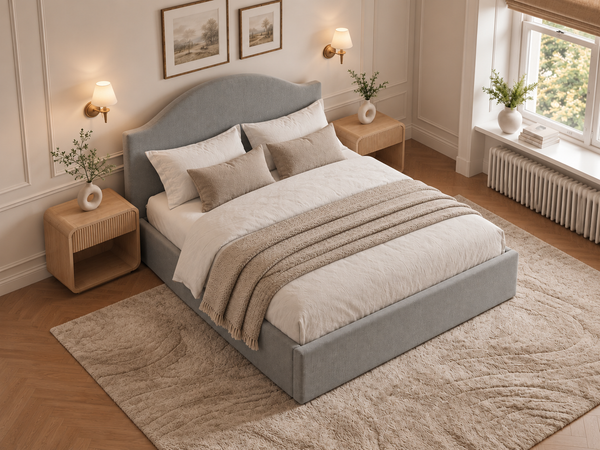 The Aurelia Bed – Naples Seal Grey