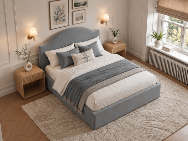 The Aurelia Bed – Naples Silver