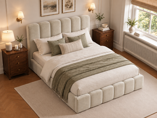The Cloud Luxe Bed – Coniston Cream