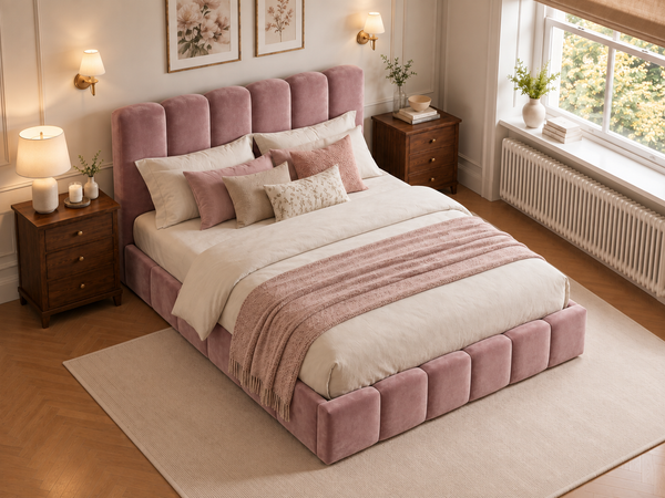 The Cloud Luxe Bed – Coniston Pink