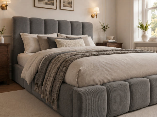 The Cloud Luxe Bed – Naples Silver