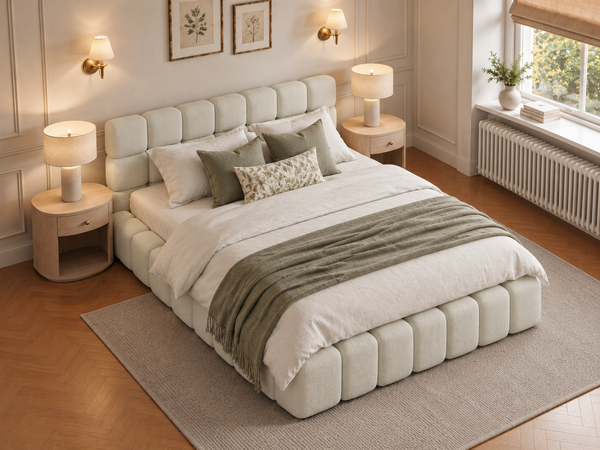 The Cloud Nine Bed – Naples Cream