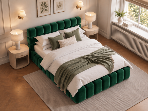 The Cloud Nine Bed – Plush Green