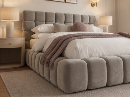 The Cloud Nine Bed in Plush Pebble - room view