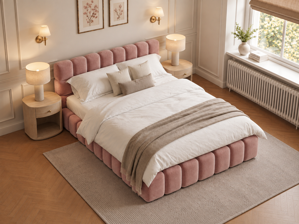 The Cloud Nine Bed – Plush Pink