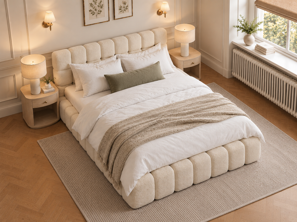 The Cloud Nine Bed – Teddy Ivory