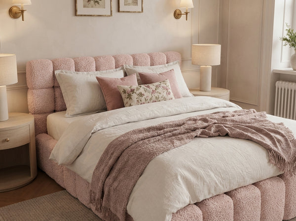 The Cloud Nine Bed – Teddy Pink