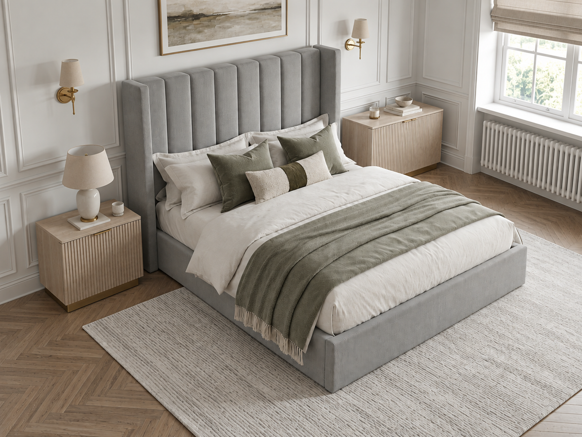 The Empress in Naples Seal Grey - room view
